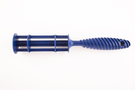 Empty adhesive roller for cleaningの写真素材