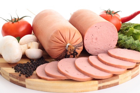 close up sausageの写真素材