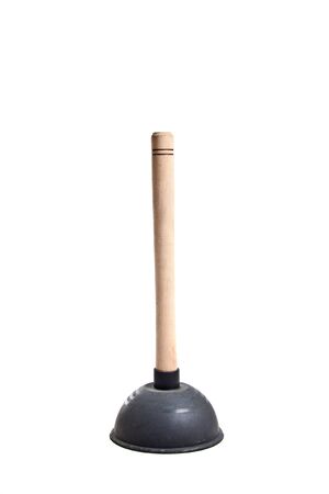 The old air eliminator on a white background.の写真素材