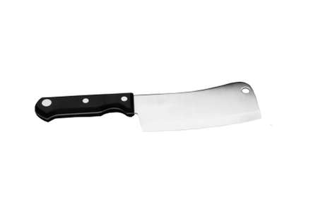 kitchen knive isolated on white backgroundの写真素材