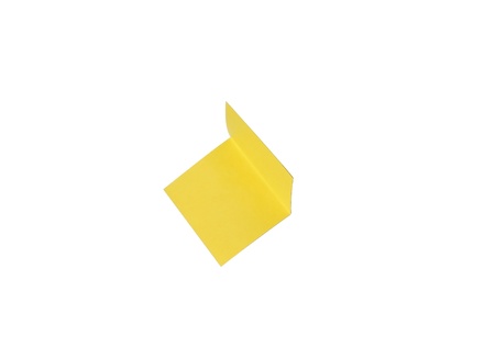 Yellow sticky note