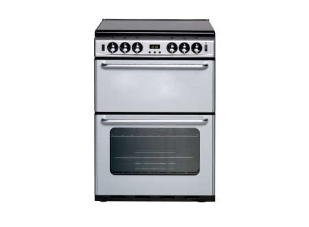 white gas cooker over the white backgroundの写真素材