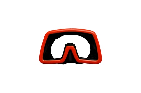 red Diving maskの写真素材