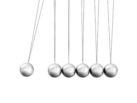 Collision Balls close upの写真素材