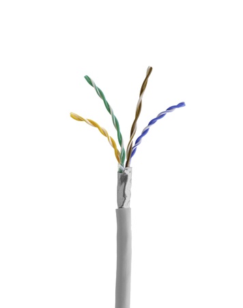 black comunikation cable