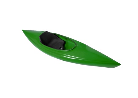 kayak isolated on white backgroundの写真素材