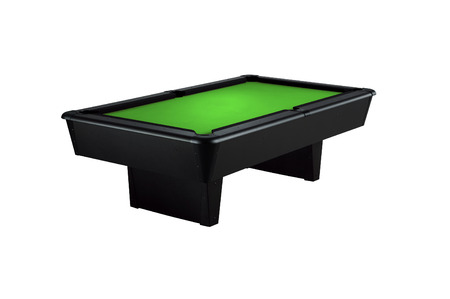 billiard table isolaetd on a white background
