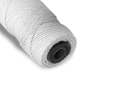 Rope coil isolated on a white background