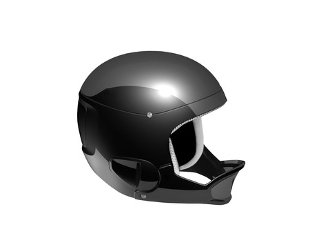 Racing helmet for motorcycleの写真素材