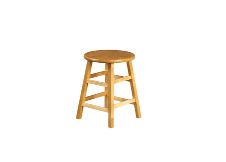 Small Stool isolated on a  white background