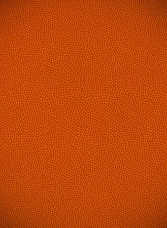 Orange texture looking like basketball leather materialの写真素材