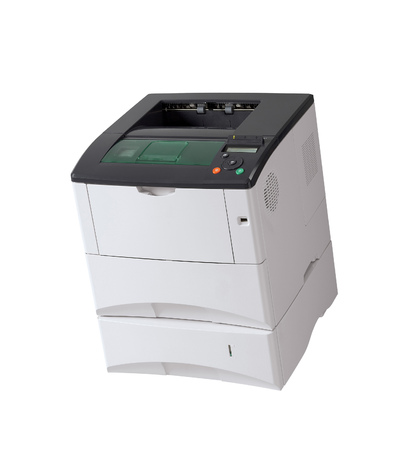 printer under the white background.の写真素材