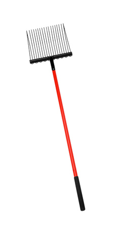 Garden fork isolatedの写真素材