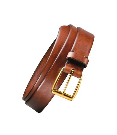 brown belt isolatedの写真素材