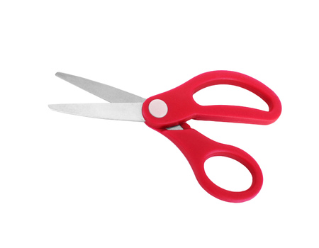 scissors isolated on a white backgroundの写真素材