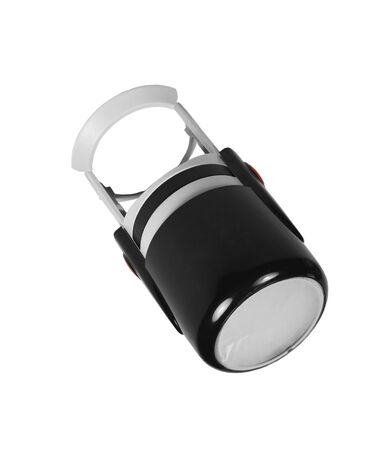 Black stamp isolated on white backgroundの写真素材