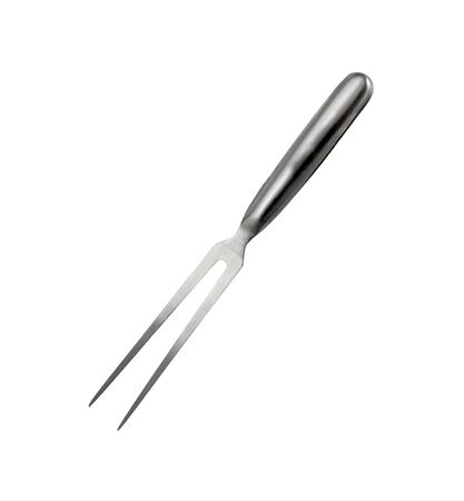meat fork isolatedの写真素材