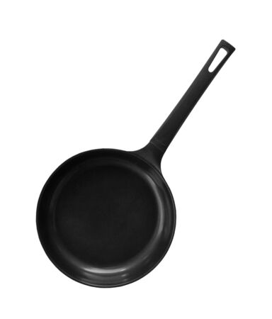 Large metalf frying panの写真素材