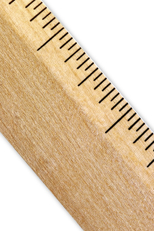 wood ruleの写真素材