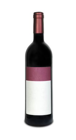 red wine bottleの写真素材