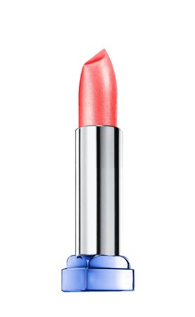 Pink lipstick isolatedの写真素材