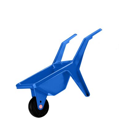 isolated handtruck on white backgroundの写真素材
