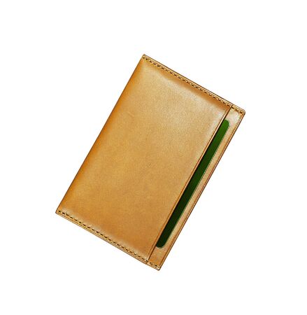 wallet isolated on white backgroundの写真素材