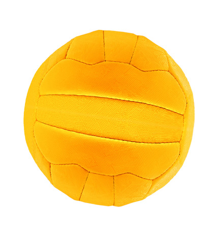 Volleyball ball isolated on whiteの写真素材