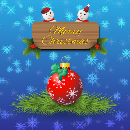 Christmas Greeting card background vector.のイラスト素材
