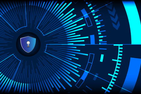 Cyber Security background vectorの写真素材