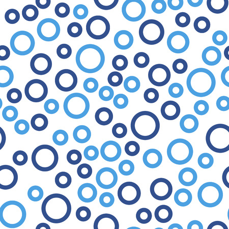 Geometric creative design stylish theme in Blue and white color with circular technology shapes.のイラスト素材