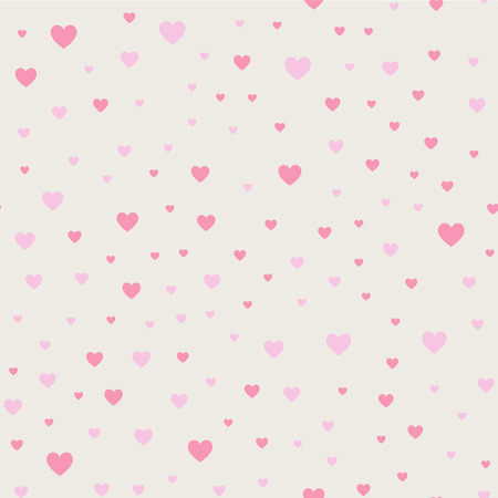 Seamless pattern background. Abstract and modern concept. Geometric creative design stylish theme. Illustration vector. Pink and red color. Heart shape for Valentines day and wedding events.のイラスト素材