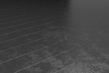 Black concrete floor texture background. Architecture and interior concept. 3D illustration renderの写真素材