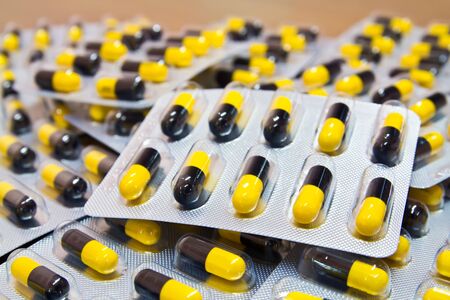 capsules pills packの写真素材