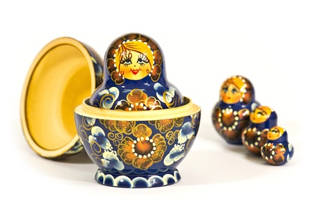 matryoshka Russian dollsの写真素材