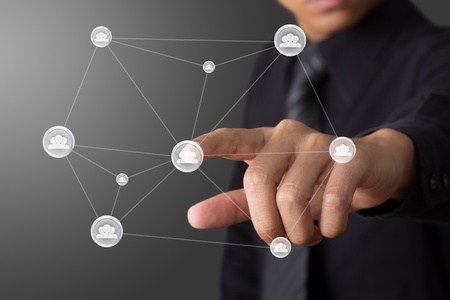 social network structureの写真素材