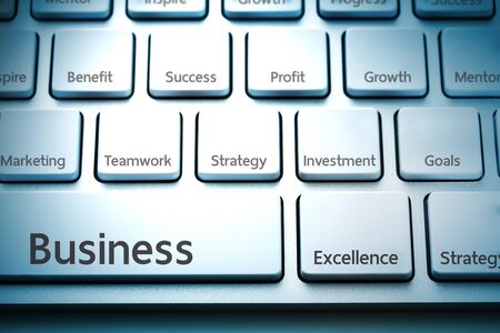 Business Concept  Keyboard with wordingの写真素材