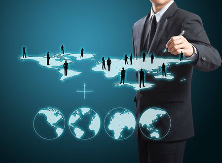 social network structureの写真素材