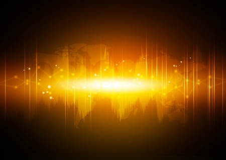 Abstract high technology background with diagramの写真素材