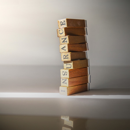 Insurance word conceptの写真素材
