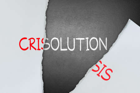 Find solution for crisisの写真素材