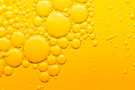 golden bubble oilの写真素材