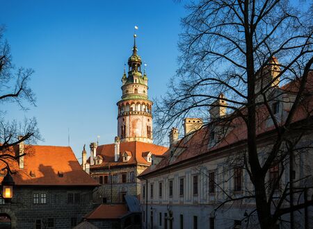 Historic old building in Prague, Czech Republic, travel destinationの写真素材