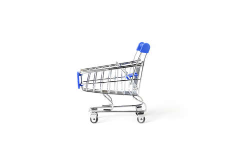 online shopping concept with shopping cart symbolの写真素材