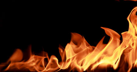 closeup Fire flame abstract background