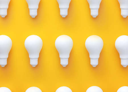 light bulb, new idea innovation conceptの写真素材