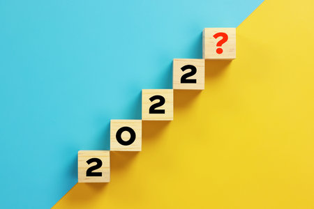 next year 2022 , new year conceptの写真素材