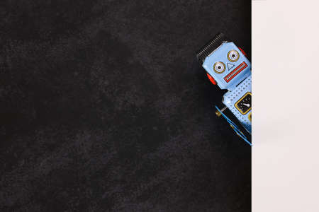 vintage classic robot, intelligence aiの写真素材