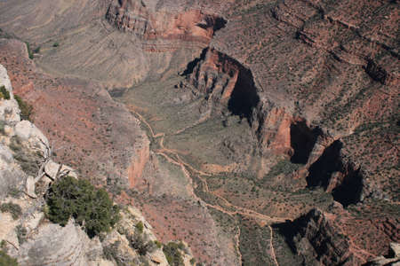 Bright Angel Trailの写真素材