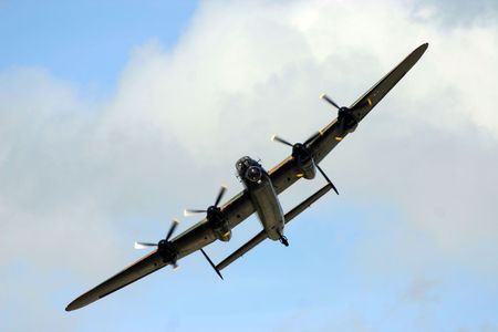 plane during airshowの写真素材
